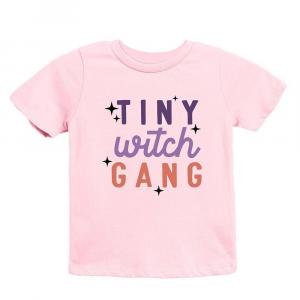 Молодежная футболка с короткими рукавами и рисунком Tiny Witch Gang The Juniper Shop, розовый