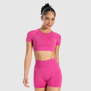 SMILODOX Женская укороченная рубашка Soheli Pink