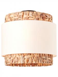 Потолочный светильник 35 см ⌀ Waterlilly в натуральном/белом цвете Brilliant