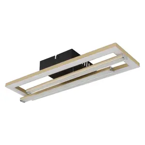 Потолочный светильник LED HIGHWAY с LED-модулем 1 шт., теплый белый свет, кристаллы, подвижный, для жилых помещений, столовой, коридора Globo Lighting, золотой