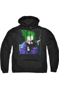 Толстовка с капюшоном Batman Arkham Asylum Joker для взрослых Gildan, черный