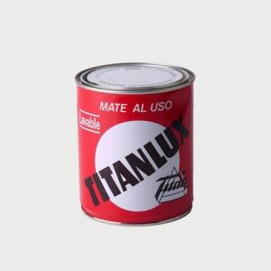 Синтетический лак для ногтей матовый белый 250 мл Titanlux