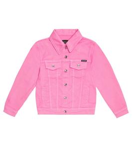 Джинсовая куртка Dolce&Gabbana, розовый