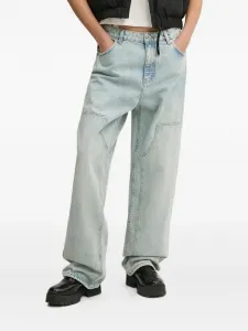 Джинсы с вышитым логотипом HUGO, синий