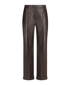 Брюки в шоколадной глазури, стильная модель Liu Jo, коричневый