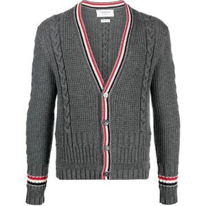 THOM BROWNE Свитер мужской серый