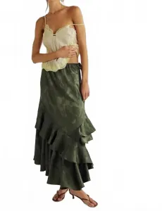 Осенняя длинная юбка для прогулок в стиле "Авантюристка" Free People