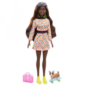 Детская кукла Barbie Reveal Color Set Of Gift Neon Tie-Dye Unicorn doll, мультиколор