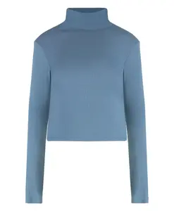 Свитер с высоким воротником Hailey Sablyn, синий