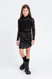 Детский лонгслив Twinset, черный