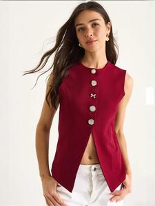 Жилет Bianco Lucci, бургундия