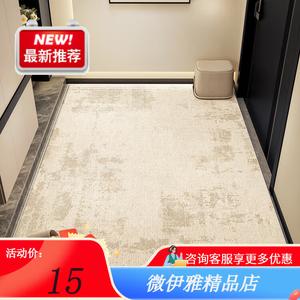 Y U-LIVE Ковер 100х140 см из велюра и хлопка для входной двери, водонепроницаемый, нескользящий, устойчивый к загрязнениям, без стирки