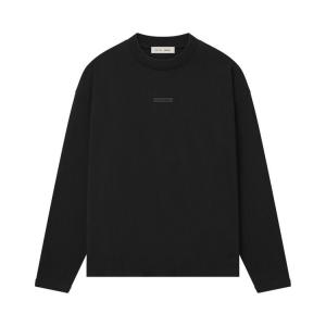 Футболка Fear of God Essentials Classic Long Sleeve Tee, Jet Black