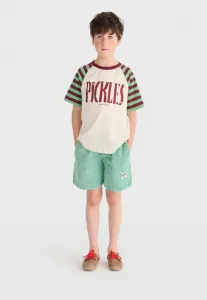 Футболка с принтом "острые маринованные огурцы" Bobo Choses, Off White