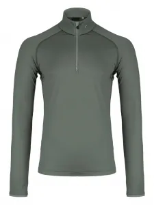Топ на молнии с длинными рукавами KJUS, зеленый