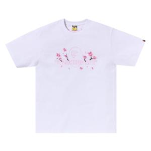 BAPE Sakura Футболка Bathing Ape, Белая