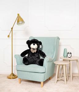 Большой плюшевый мишка Gustaw Teddy Bear Classico 90 см, черный Miś Gustaw