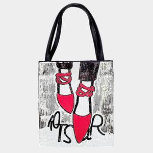 Сумка через плебо с леопардовым принтом на стелетто FASHNZFAB