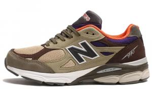 New Balance 990v3 MiUSA Тедди Сантис Хаки Оранжевый