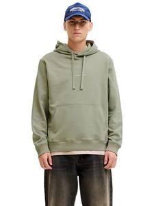 Jack & Jones Толстовка JORNORREBRO EMB SWEAT HOOD зеленого цвета