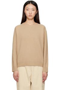 Свитер реглан Le17Septembre, коричневый