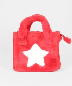 Меховая сумка со звездным узором