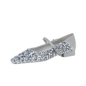 Туфли женские повседневные Women's Casual Shoes Women's Bigtree, серебряный