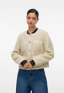 Флисовая куртка Vero Moda VMESPRESSO, Oatmeal/Mottled Beige