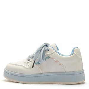 Амортизирующие износостойкие низкие кеды для скейтбординга Women's Far waves, белый