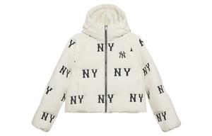 MLB Нью-Йорк Янкиз FW24 Пуховая куртка Женская Тёмно-кремовая, Dark Cream