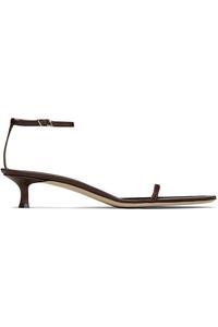 35-мм босоножки на киттене с двойными ремешками Christen, коричневый