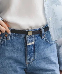 Ремень LEFIJE с квадратной пряжкой (1,4 см) Noble, цвет Black