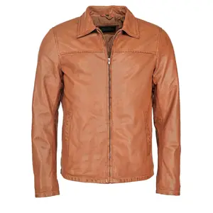 Кожаная куртка JCC "Лука", цвет Cognac