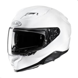 HJC F71 Solid мотошлем с HJ-38 Pin-lock Shield, одобрен DOT (белый, размер S), White