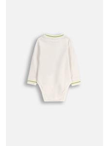 Coccodrillo Боди с длинными рукавами, цвет экрю