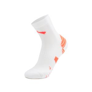 Беговые носки Unisex 1 упаковка White/Fluorescent Melon Orange LINING, 1 Pack (белый/Fluorescent Melon оранжевый)