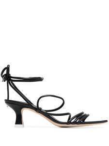 3juin босоножки с заостренным носком, черный