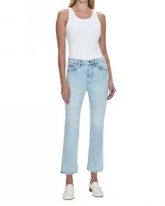 Джинсы Lennon с высокой талией и укороченным кроем Bootcut в стиле Collective PISTOLA, Collective