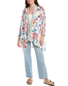 Джонни Вас Дольче кимоно Johnny Was, белый