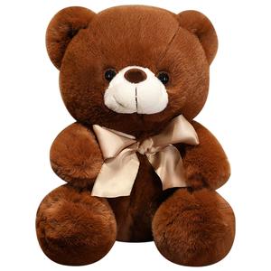 Плюшевая кукла Teddy Hug Bear высота Barbne, темно-коричневый