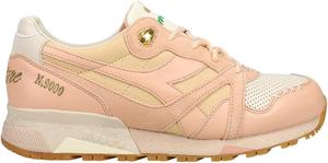 Мужские кроссовки Diadora N9000 Ice Cream X с перфорированными шнурками - розовые, повседневные