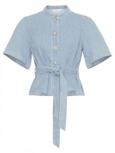 Блузка MOSS COPENHAGEN, светло-синий