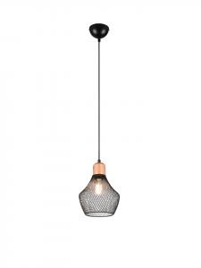 Reality Leuchten Подвесной светильник VALERIA в матово-черном цвете