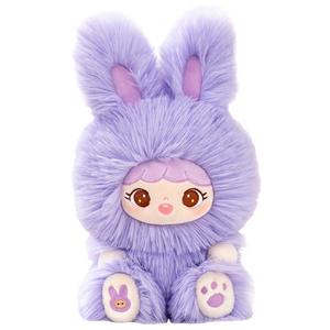 Длинноволосая кроличья кукла плюшевая кукла высота 40см Mocha duck, фиолетовый