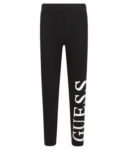 Леггинсы Guess Slim Fit, черный / белый