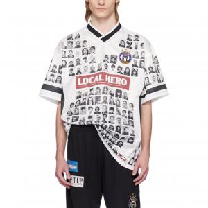 Футболка Printed Jersey Martine Rose, белый