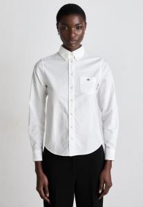 Блузка на пуговицах CLASSIC OXFORD GANT, белый