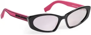 Женские спортивные узкие солнцезащитные очки Marc Jacobs, цвет фуксия, розовый, черный, один размер, Black