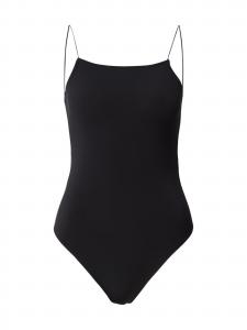 ABOUT YOU Боди-рубашка 'Samara' в черном цвете