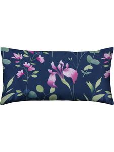 Наволочка из атласа Мако темно-синего цвета Erwin Müller, 40 x 80 см